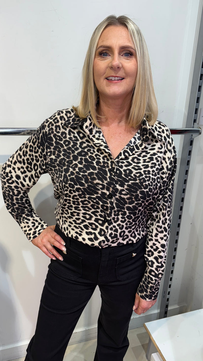 Terry -  Animal Print Shirt