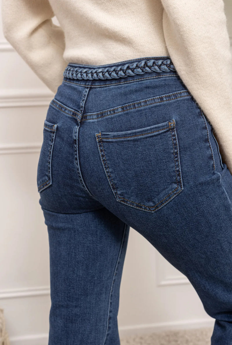Jasper - Blue Pocket Weave Stretch Denims