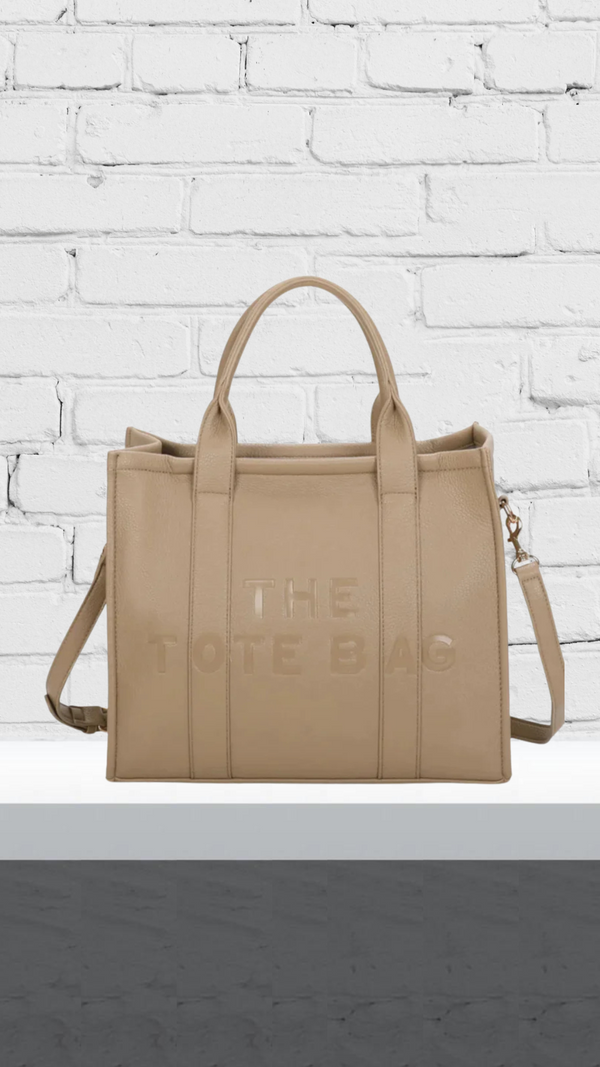 Bailey - Beige Tote Bag