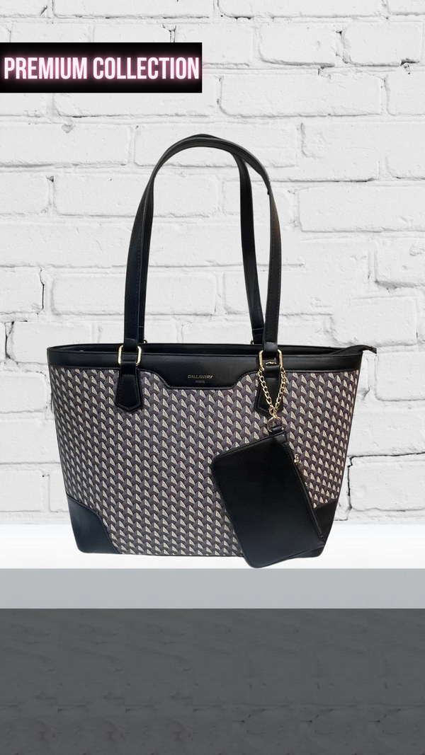 Holly - Black Multi Color Designer Inspired Bag