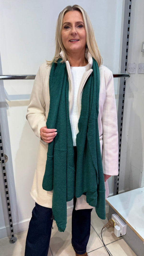 Carla - Green  Winter Scarf