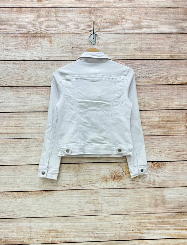 Emer - White Stretch Jacket