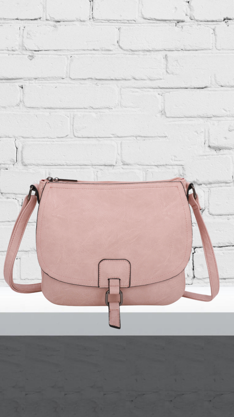 Eva - Soft Crossbody Bag Pink