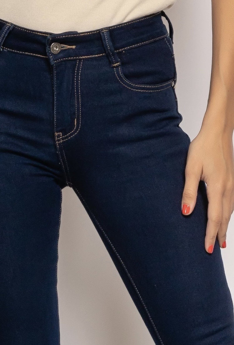 Orla - Dark Wash Push Up Bum Stretch Jeans