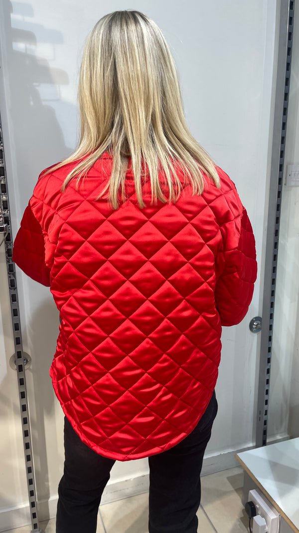 Amanda - RedLight weight Padded Corsage Jacket