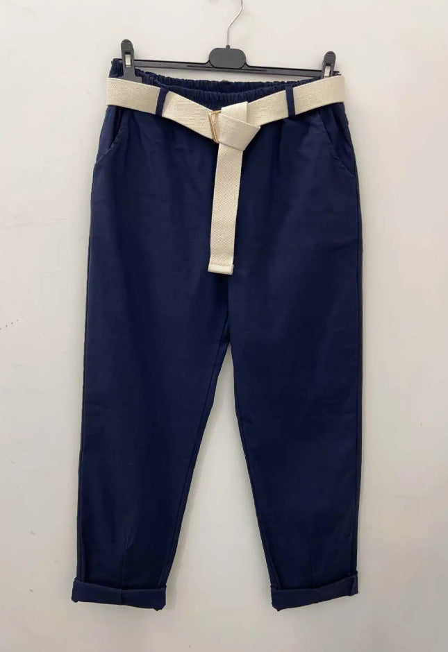 Tommie - Navy  Sugar babe Belted Joggers