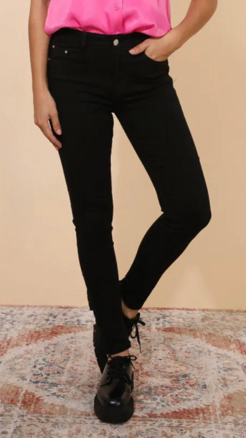 Nova - Black Stretch Push Up Jeans