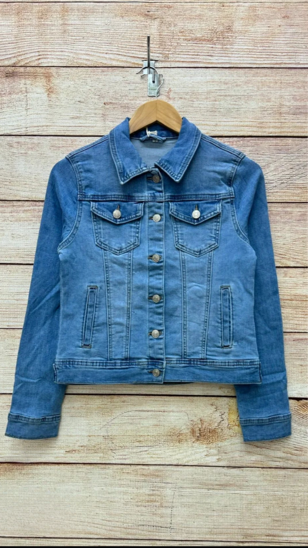 Cody - Mid Wash Soft Stretch Denim Jacket