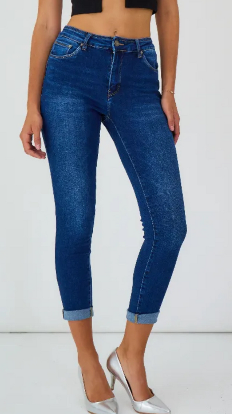 Kylie - Dark Wash Push Up Bum Stretch Jeans