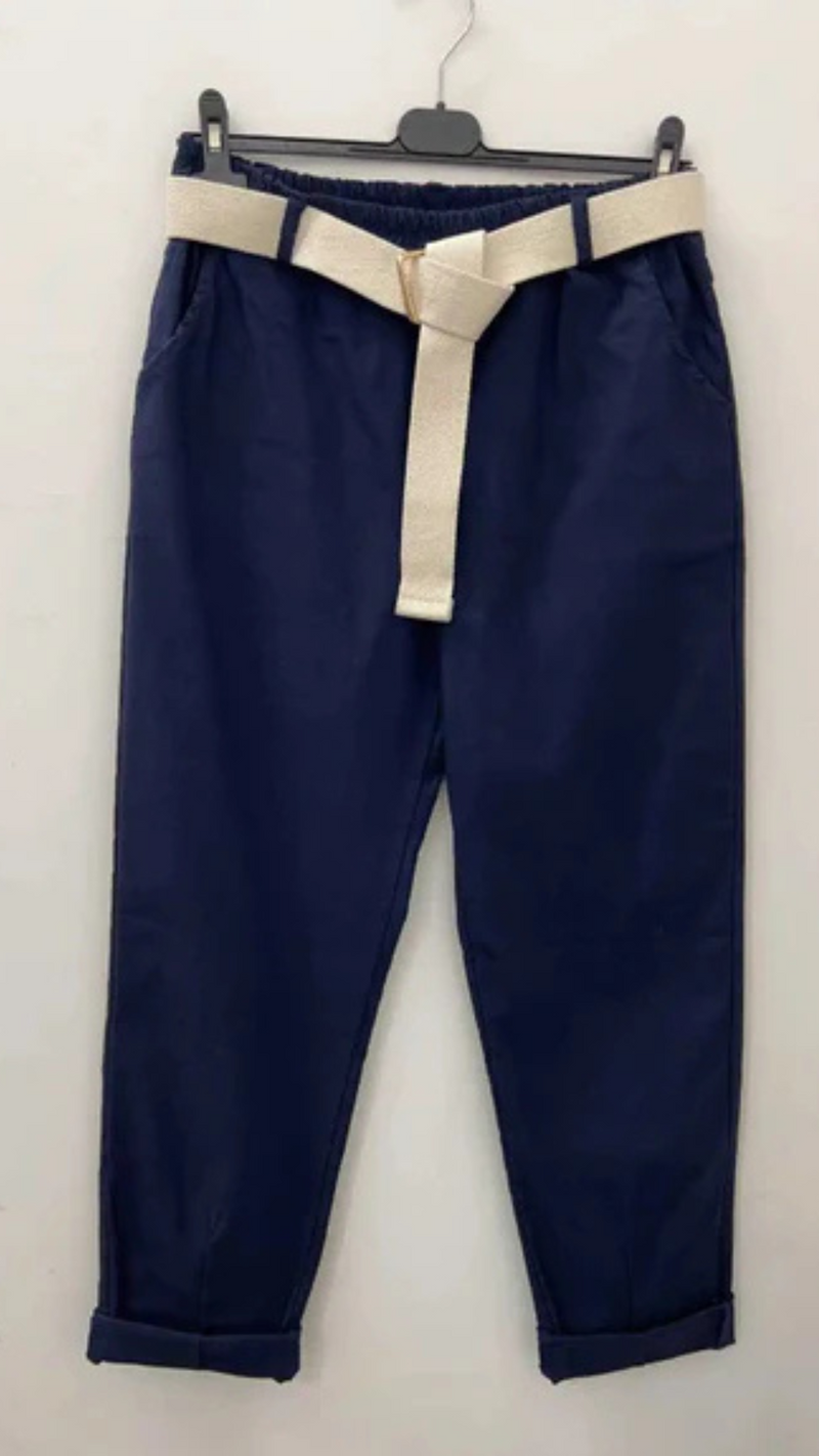 Tommie - Navy  Sugar babe Belted Joggers