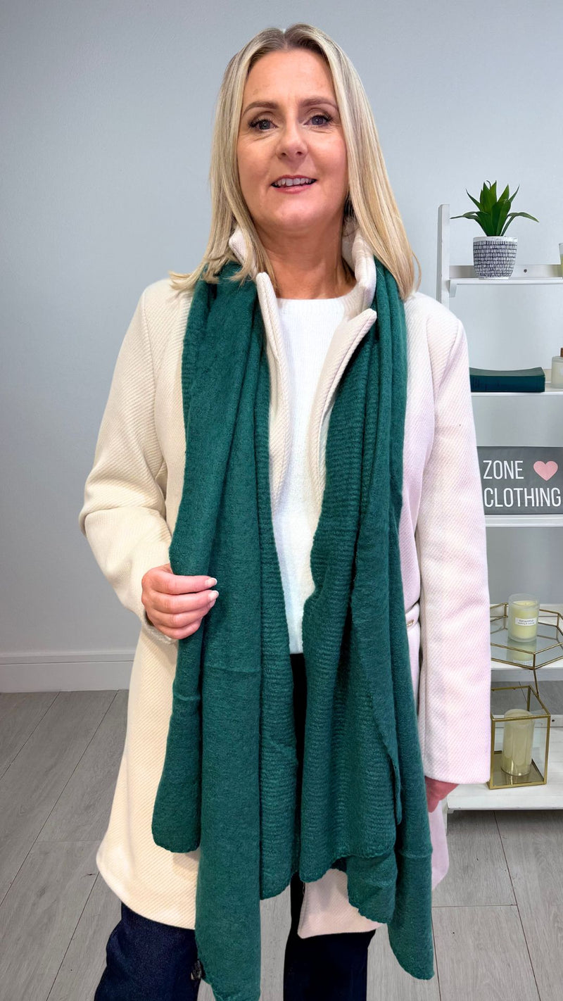 Carla - Green  Winter Scarf