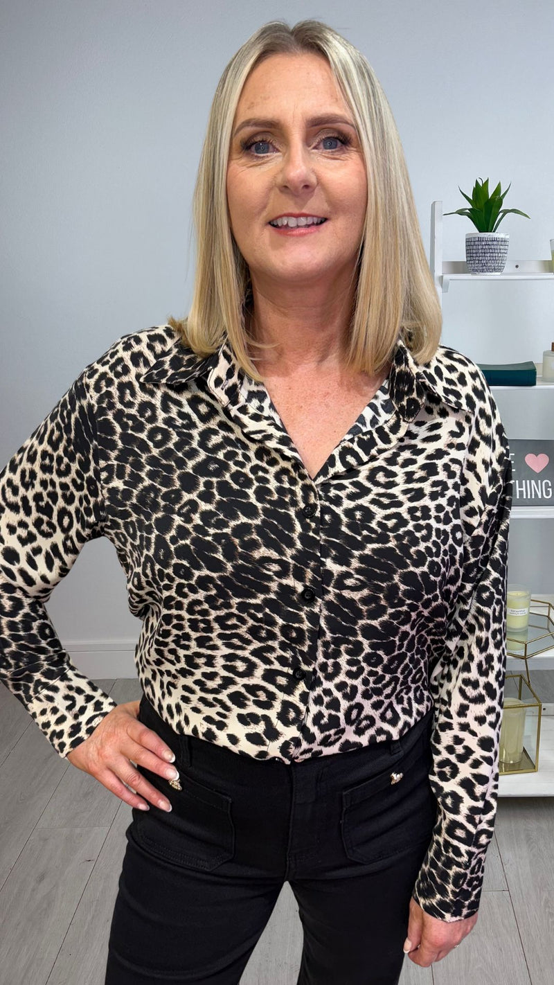 Terry -  Animal Print Shirt