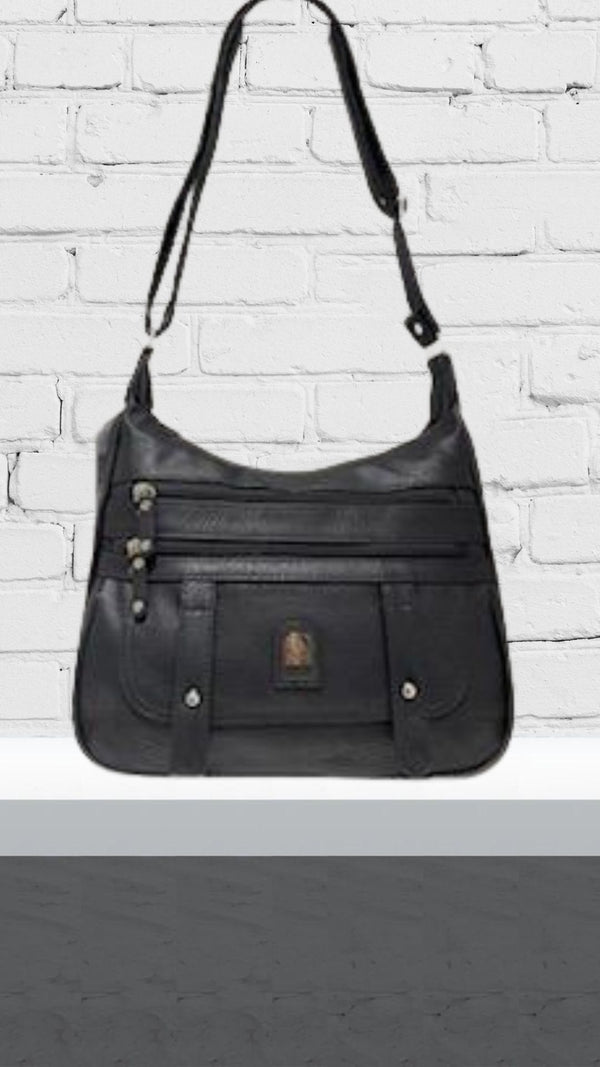 Kate - Plain Black Bag