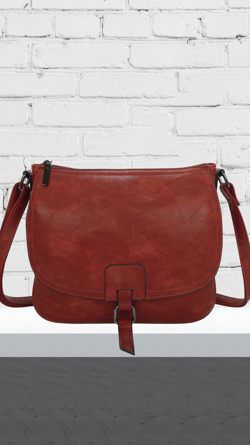 Eva - Soft Crossbody Bag Wine