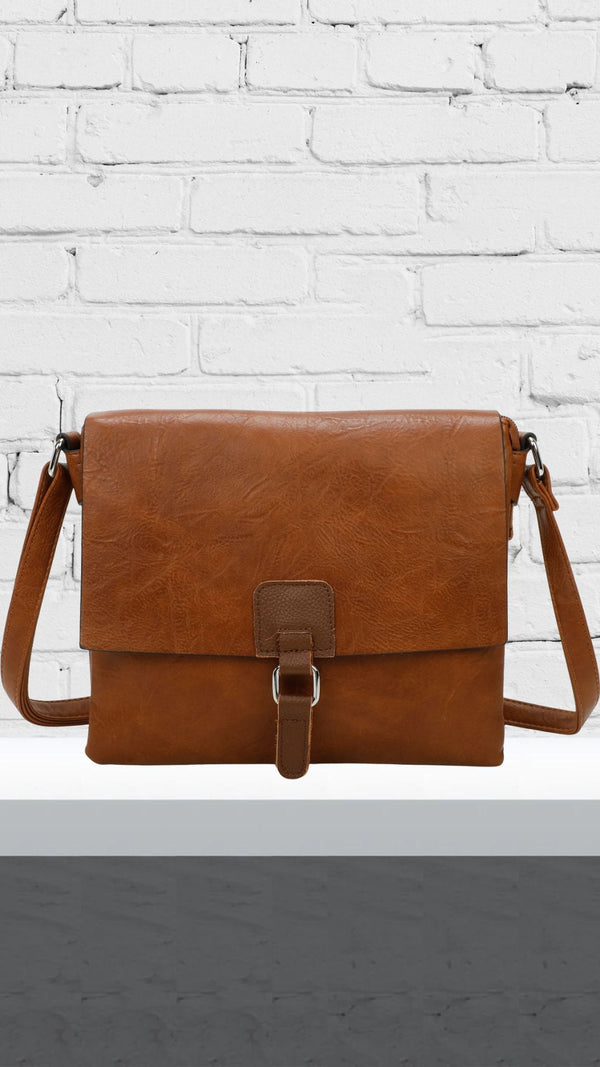 Fran - Soft Flap Bag Tan