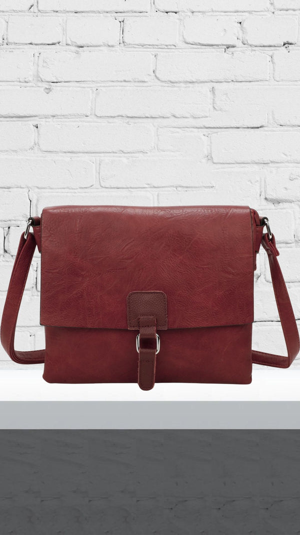 Fran - Soft Flap Bag Wine