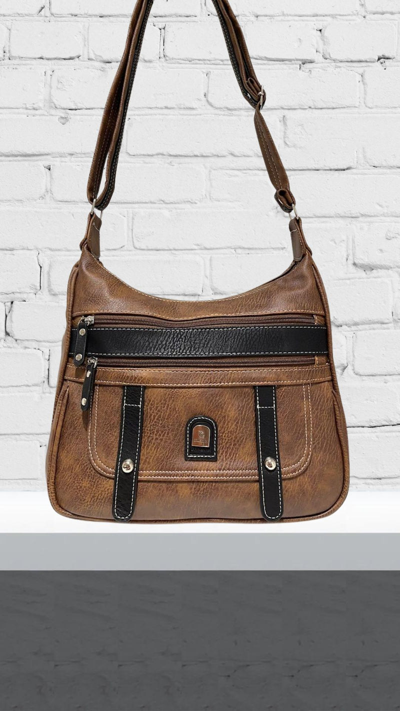 Kate - Brown/black Two Tone Bag